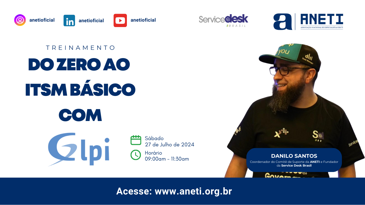 Treinamento Do Zero ao ITSM Básico com GLPI